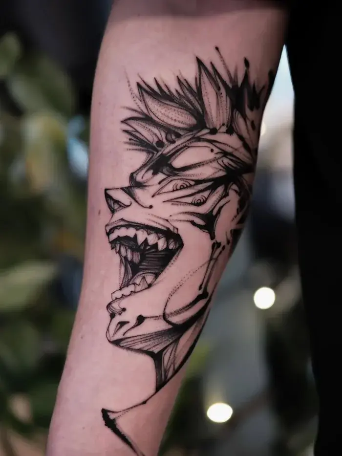Tatouage réalisé au studio.