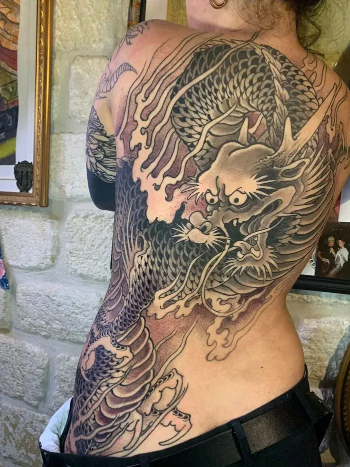 Tatouage réalisé au studio.